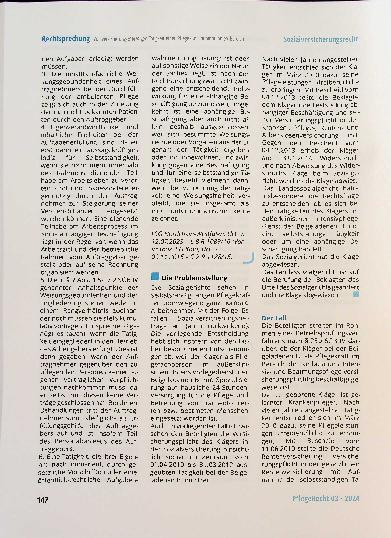 Vorschauseite 2: Zur versicherungspflichtigen Tätigkeit einer Pflegekraft im Bereich der ambulanten Intensivund Beatmungspflege.