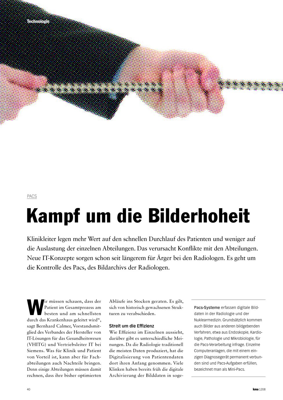 Vorschauseite 1: Kampf um die Bilderhoheit