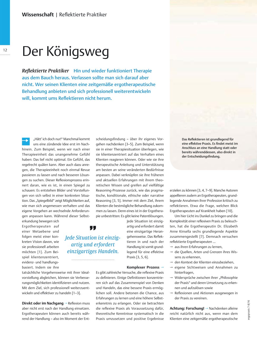 Vorschauseite 1: Der Königsweg ? Reflektierte Praktiker