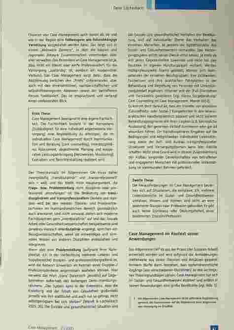 Vorschauseite 2: Welches Wissen und Können wird im Case Management benötigt?