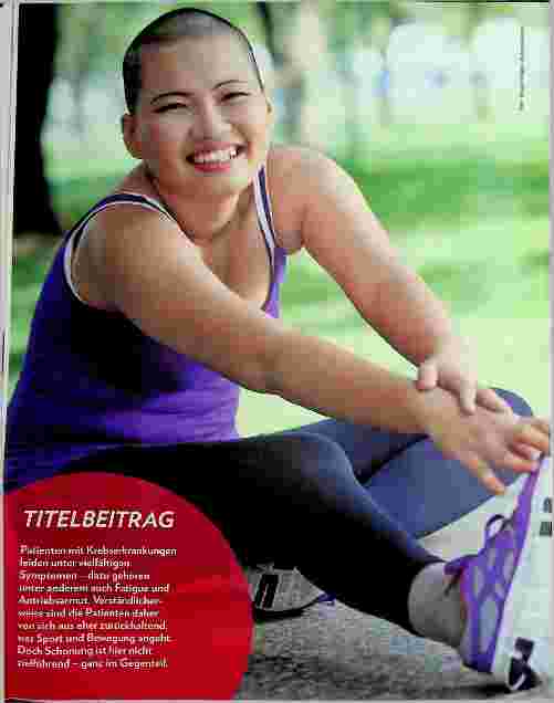 Vorschauseite 1: Die onkologische Trainingsund Bewegungstherapie