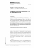 Vorschauseite 1: Bildung an der Schnittstelle von kultureller Praxis und digitaler Kulturtechnik