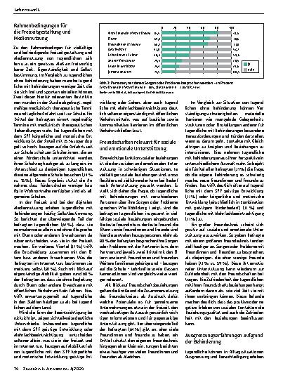Vorschauseite 3: Wie Jugendliche mit Behinderungen ihren Alltag erleben.