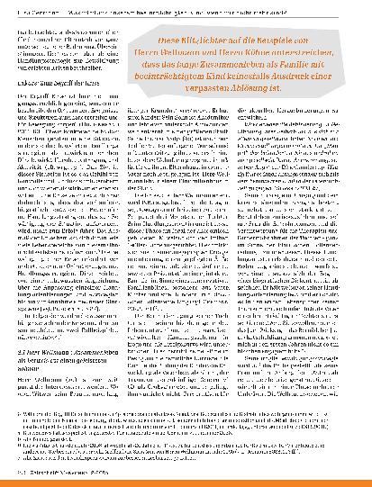 Vorschauseite 5: „Was wird aus unserem beeinträchtigten Kind, wenn wir nicht mehr sind?“