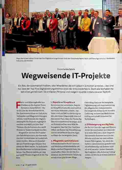 Vorschauseite 1: Wegweisende IT-Projekte