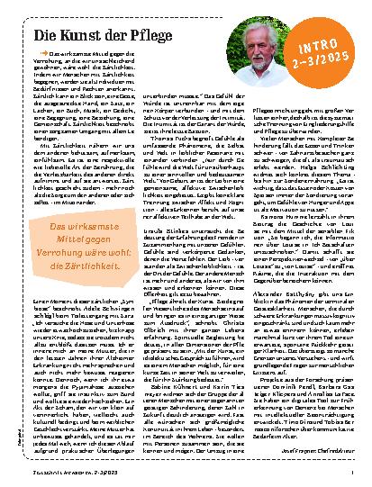 Vorschauseite 1: Die Kunst der Pflege