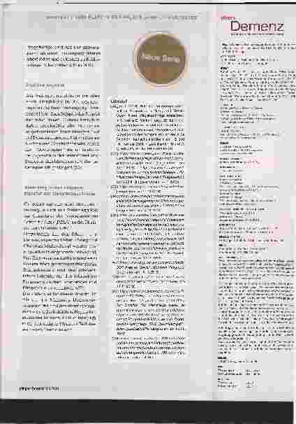 Vorschauseite 2: Warum ich mich mit dem "Leben int Alter“ beschäftige