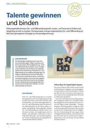 Vorschauseite 1: Talente gewinnen und binden