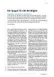 Vorschauseite 2: Ein Spagat für alle Beteiligten