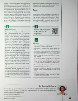 Vorschauseite 4: Eine Schicksalsgemeinschaft B-Vitamine: Schlüsselsubstanzen im Energieund Nervenstoffwechsel
