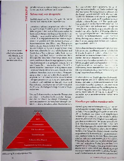 Vorschauseite 3: Physiotherapie zwischen Tradition und Evidenz: Sind Mensch und Maßnahme zu divers für die Wissenschaft?