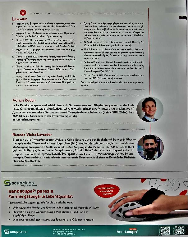 Vorschauseite 6: Physiotherapie zwischen Tradition und Evidenz: Sind Mensch und Maßnahme zu divers für die Wissenschaft?