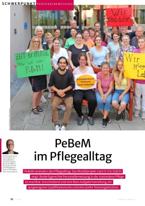 Vorschauseite 1: PeBeM im Pflegealltag