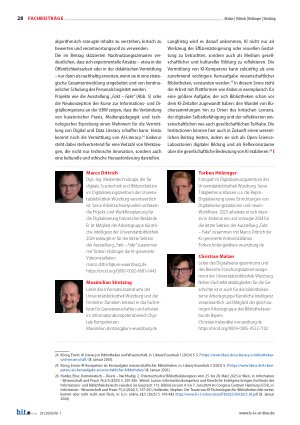 Vorschauseite 6: Medienkompetenz als Lernfeld im KI-Zeitalter Erfahrungen der Universitätsbibliothek Würzburg mit Kaiber. ai