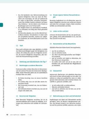 Vorschauseite 3: Glück und Zufriedenheit