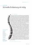 Vorschauseite 1: Schnelle Entlastung ist nötig.