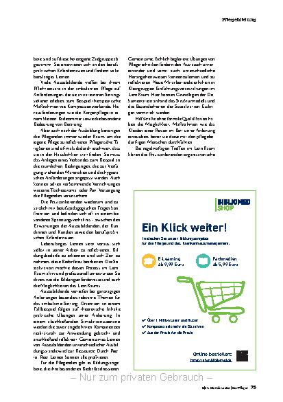 Vorschauseite 2: Raum zum Lernen