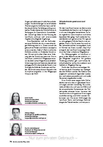 Vorschauseite 3: Raum zum Lernen