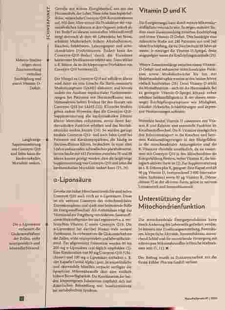 Vorschauseite 3: Energiemangel: Mehr Energie durch Stärkung der Mitochondrien