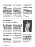 Vorschauseite 2: PERSONALIEN Ein Vorbild in ärztlicher Haltung In Gedenken an Dr. med. Martin Dißmann;
