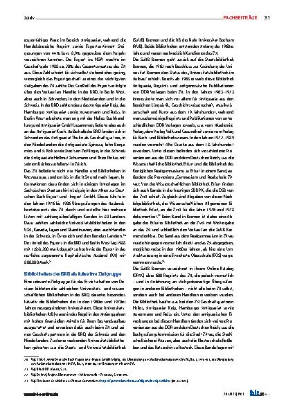 Vorschauseite 5: Das Zentralantiquariat der DDR als Lieferant für Bibliotheken in West und Ost