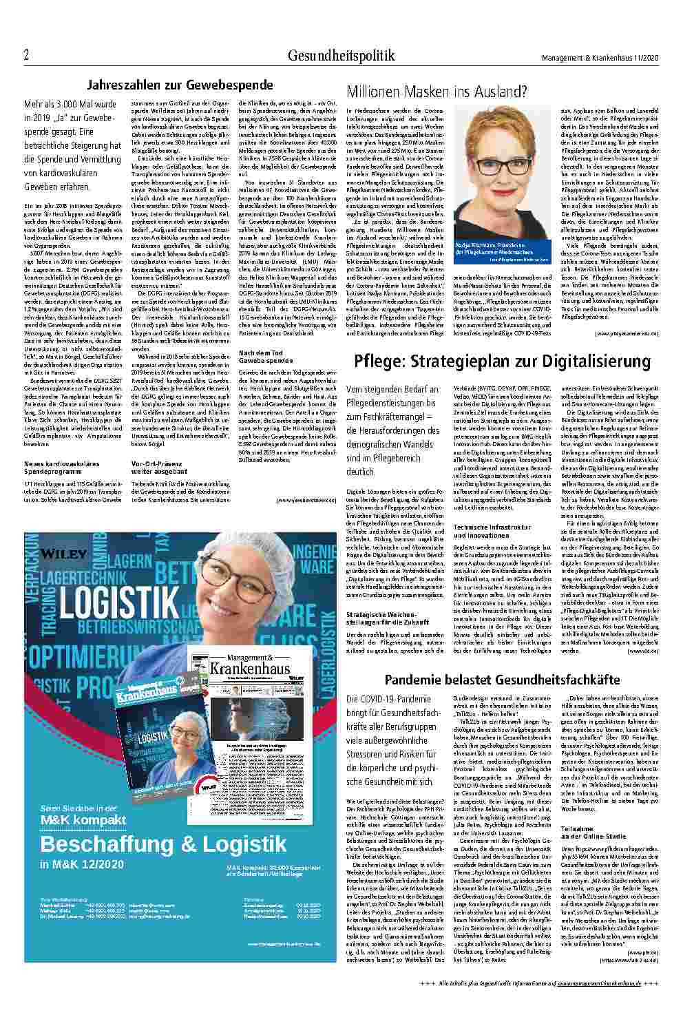 Vorschauseite 1: Gesundheitspolitik