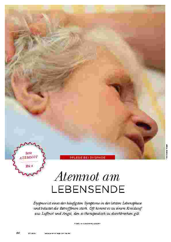 Vorschauseite 1: Atemnot am LEBENSANDE