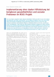 Vorschauseite 1: Implementierung einer dualen Hilfeleistung bei komplexen gesundheitlichen und sozialen Problemen im REAS-Projekt