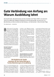 Vorschauseite 1: Gute Verbindung von Anfang an: Warum Ausbildung lohnt.