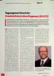 Vorschauseite 1: Tagungsnachbericht: Krankenhauszukunftsgesetz (KHZG)