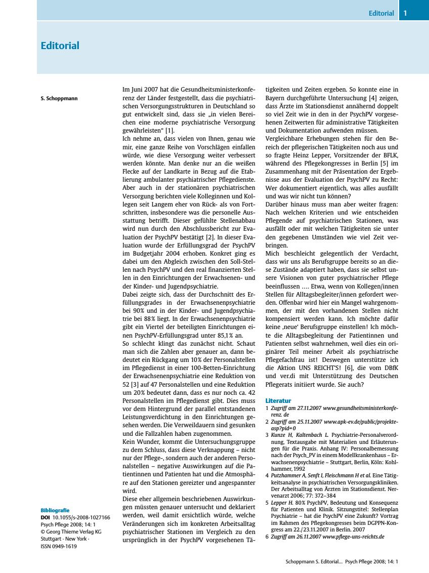Vorschauseite 1: Editorial