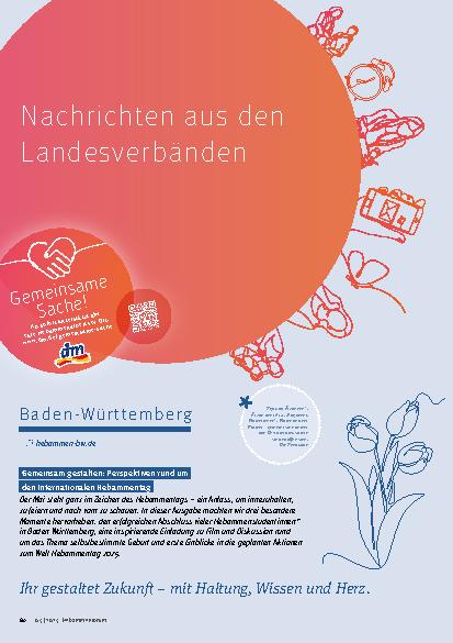 Vorschauseite 1: Nachrichten aus den Landesverbänden