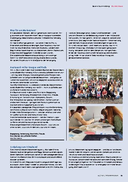 Vorschauseite 2: Nachrichten aus den Landesverbänden