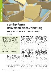 Vorschauseite 1: EVV-konforme Dokumentenklassifizierung: Eine weitere Aufgabe für das Medizincontrolling?