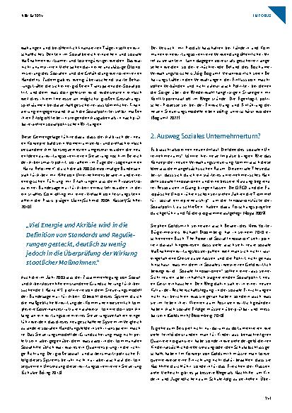 Vorschauseite 2: Auf dem Weg zu einer „Outcome Revolution“? Neue Ansätze der wirkungsorientierten Steuerung und Finanzierung sozialer Dienstleistungen