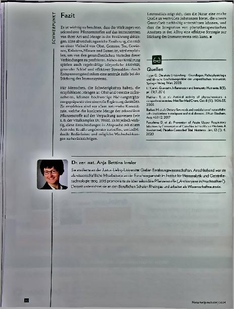 Vorschauseite 4: Vielfältige Unterstützung: Phytotherapeutische Stärkung des Immunsystems