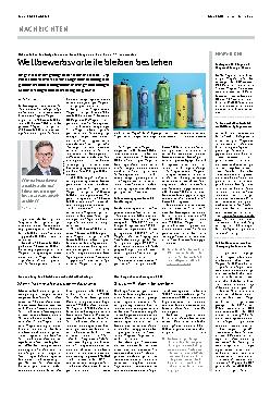 Vorschauseite 1: Höhere Löhne bei tarifgebundenen Einrichtungen auch nach dem 1.9. zu erwarten: Wettbewerbsvorteile bleiben bestehen.