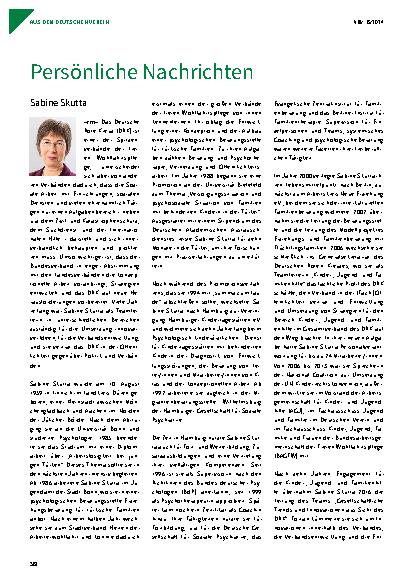 Vorschauseite 1: Persönliche Nachricht von Sabine Skutta