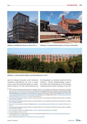 Vorschauseite 4: Ein Bücherturm aus rotem Backstein – der Neubau der Universitätsbibliothek in Freiberg