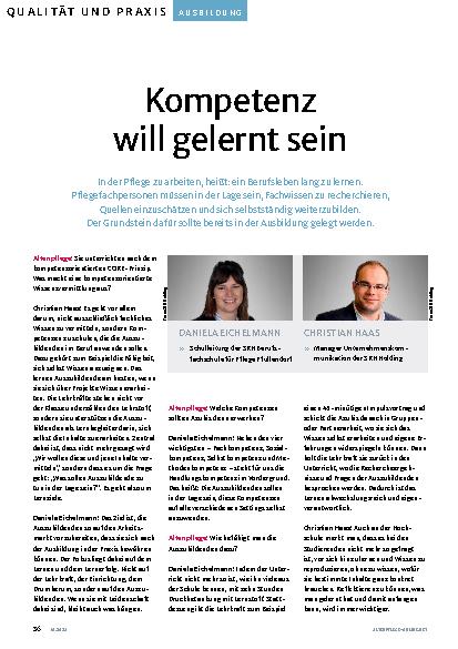Vorschauseite 1: Kompetenz will gelernt sein.