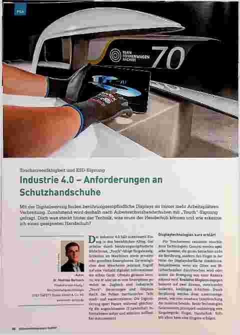 Vorschauseite 1: Industrie 4.0 - Anforderungen an Schutzhandschuhe