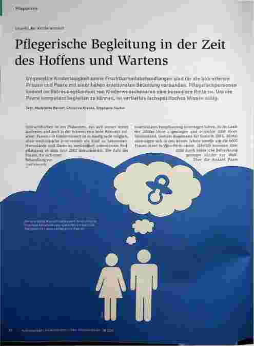 Vorschauseite 1: Pflegerische Begleitung in der Zeit des Hoffens und Wartens