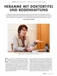 Vorschauseite 2: Hebamme mit Doktortitel und Bodenhaftung