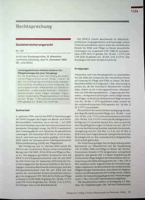 Vorschauseite 1: Rechtsprechung Sozialversicherungsrecht