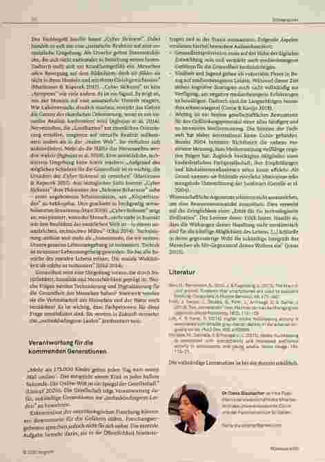 Vorschauseite 4: "Menschsein in einer digitalen Welt" Neurobiologische Erkenntnisse zum Einfluss der Digitalisierung auf die Gehirnstruktur