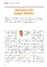 Vorschauseite 1: Attraktiv für junge Talente