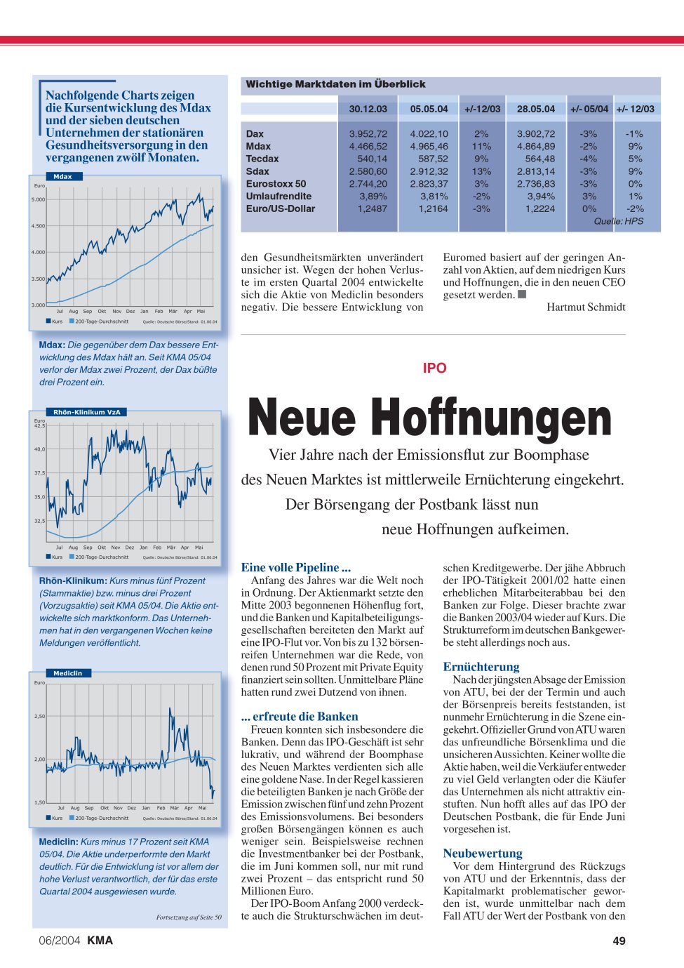 Vorschauseite 1: Neue Hoffnungen