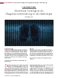 Vorschauseite 1: Künstliche Intelligenz als Diagnoseunterstützung in der Radiologie