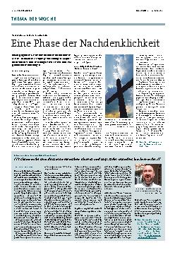 Vorschauseite 1: Eine Phase der Nachdenklichkeit