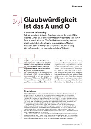 Vorschauseite 2: Glaubwürdigkeit ist das A und O
